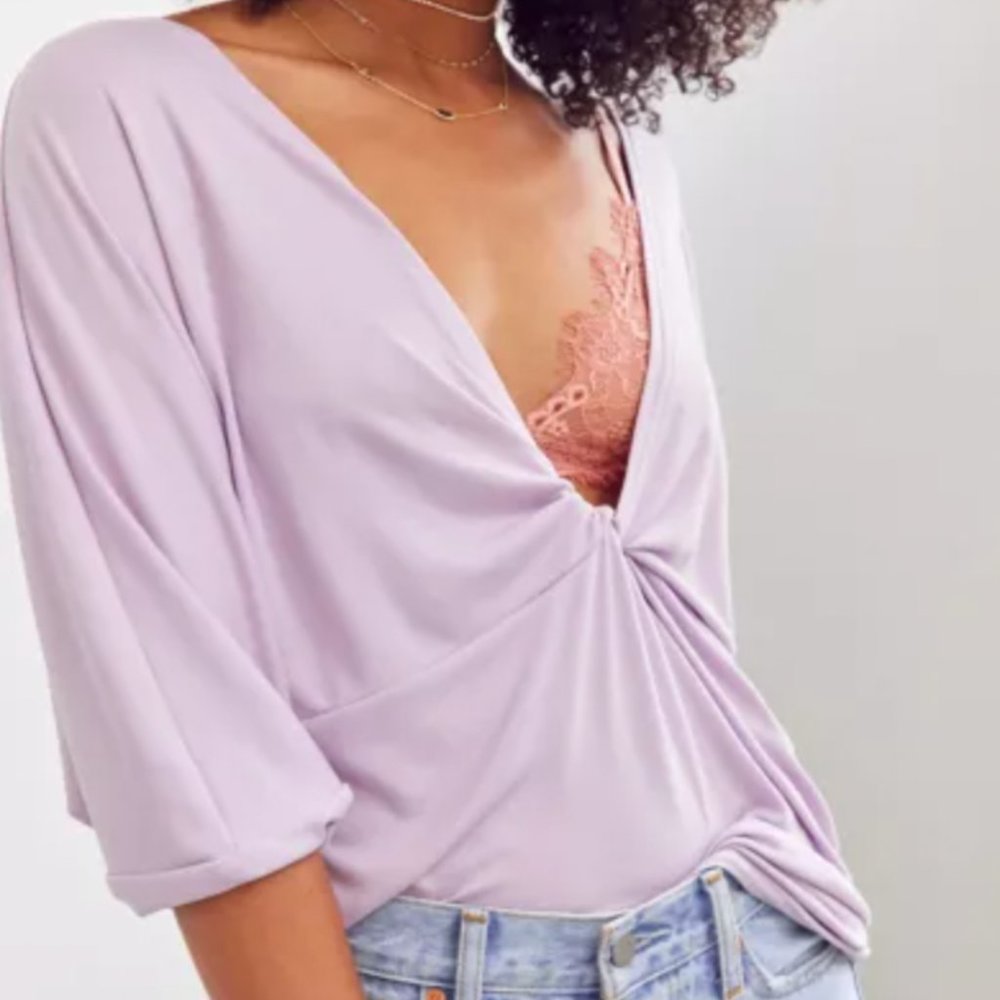 Silence + Noise: Lavender Oversized Shirt